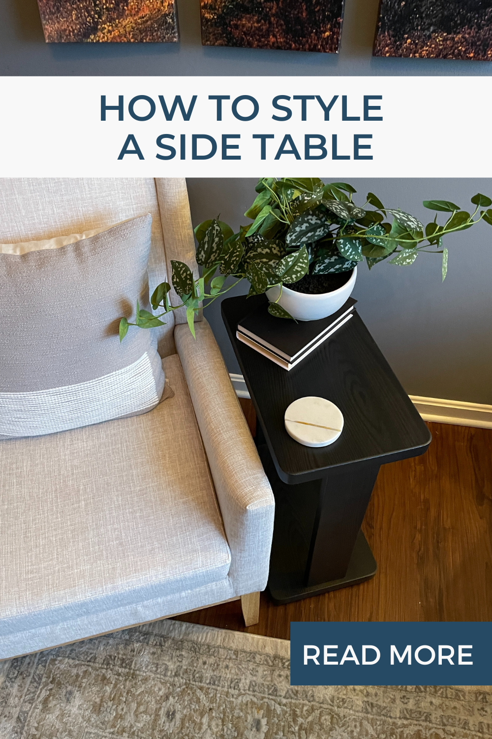 How to style a side table