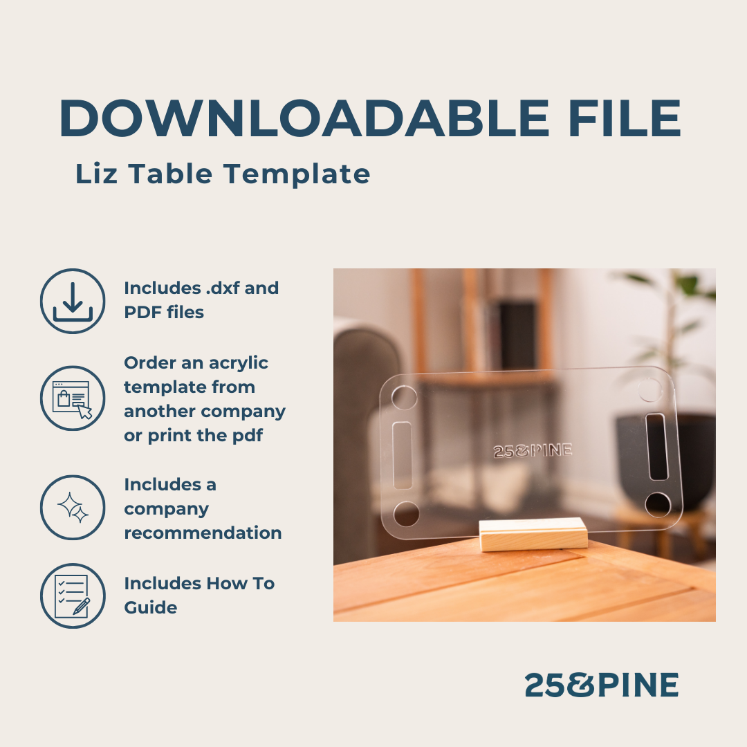 Liz Table Template Downloadable File