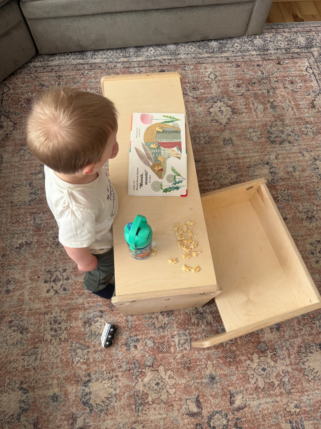 How to Set Up a Play Table in Your Living Room (Without Ruining the Room)