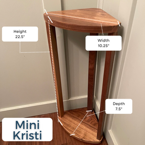 Unassembled & Unfinished Furniture Kit The Mini Kristi Corner Table
