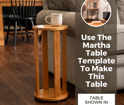 Martha Table Template Downloadable File