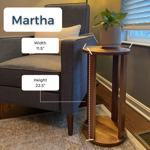 Unassembled & Unfinished Furniture Kit The Martha Side Table