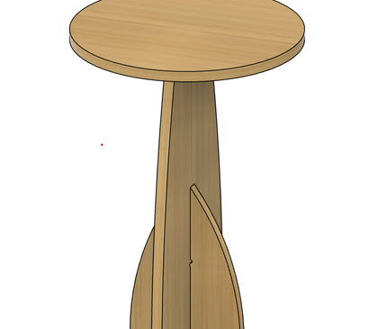 Circle Moons Table - CNC File