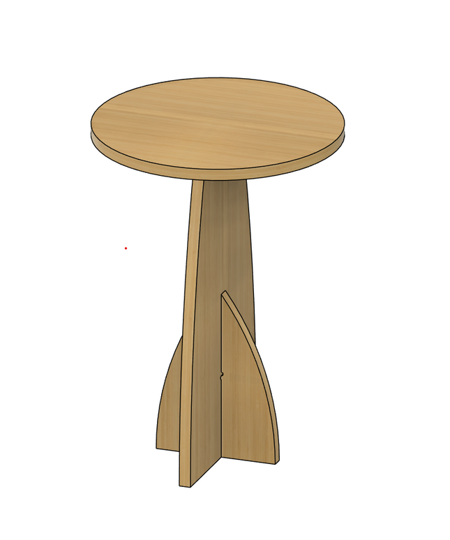 Circle Moons Table - CNC File