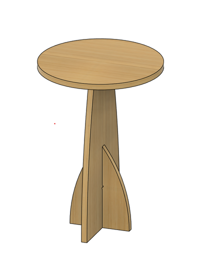 Circle Moons Table - CNC File