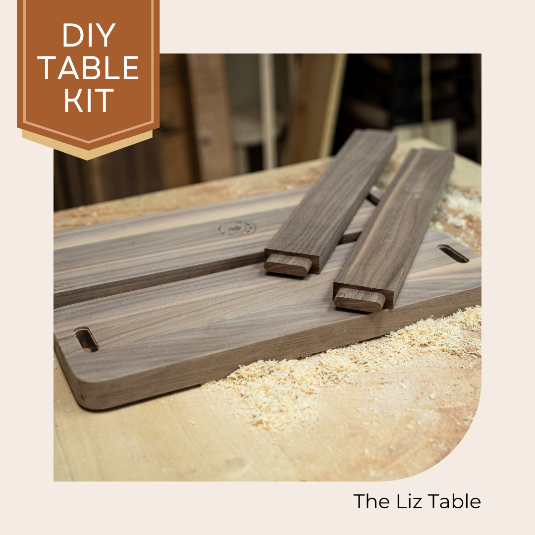 DIY Table Kit - The Liz - Narrow Hardwood Side Table