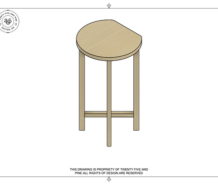 Flircle (Flat Circle) Table Template Downloadable File
