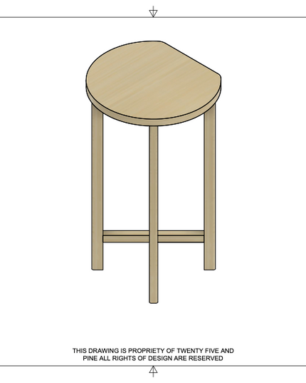Flircle (Flat Circle) Table Template Downloadable File