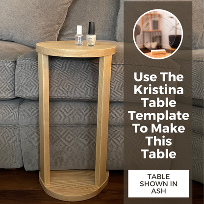 Kristina Table Template Downloadable File