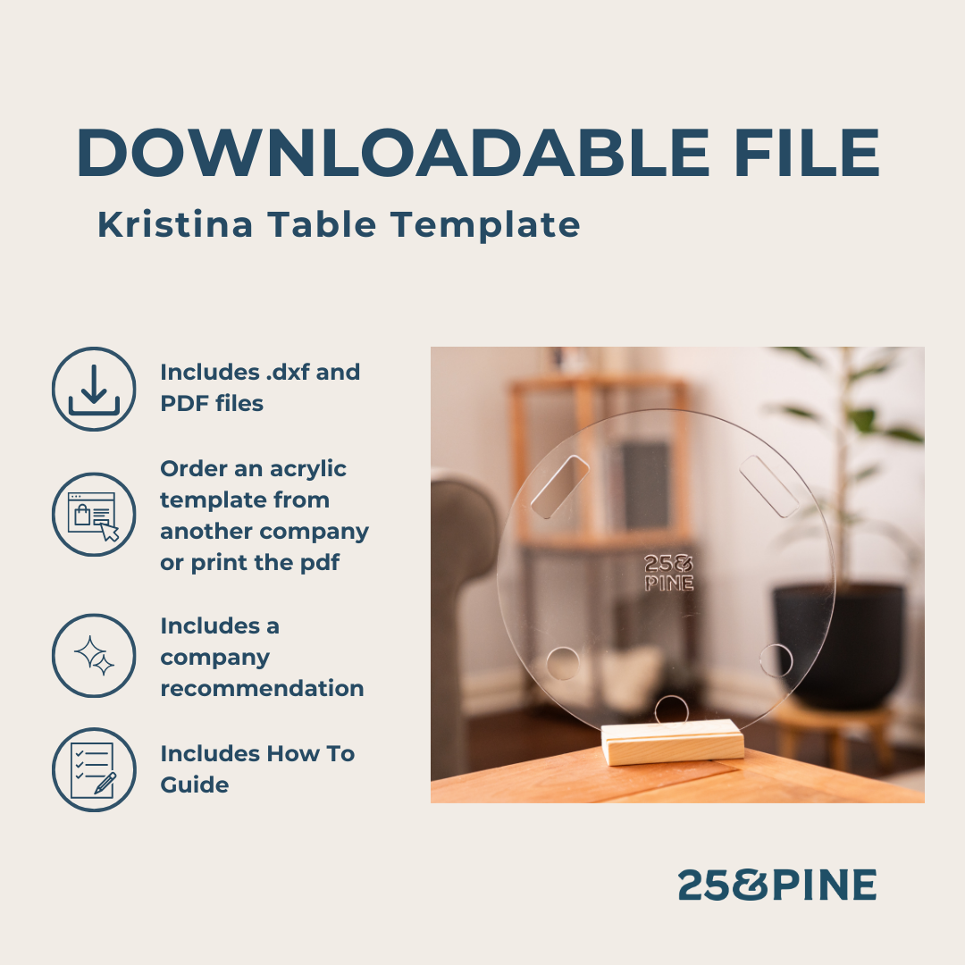Kristina Table Template Downloadable File