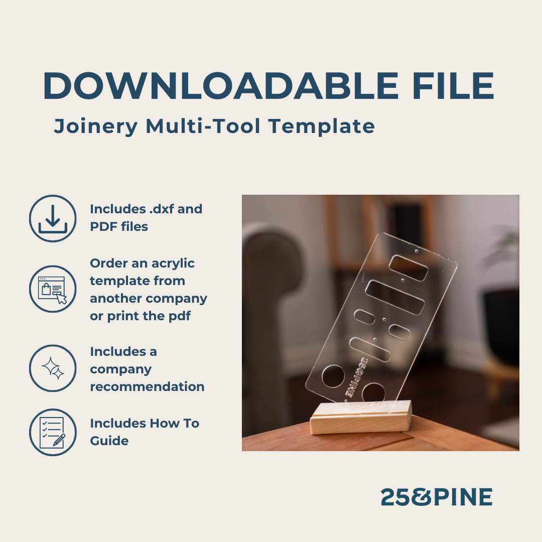Joinery Multi-Tool Template Downloadable File