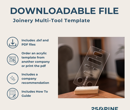 Joinery Multi-Tool Template Downloadable File