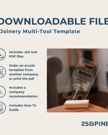 Joinery Multi-Tool Template Downloadable File