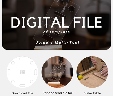 Joinery Multi-Tool Template Downloadable File