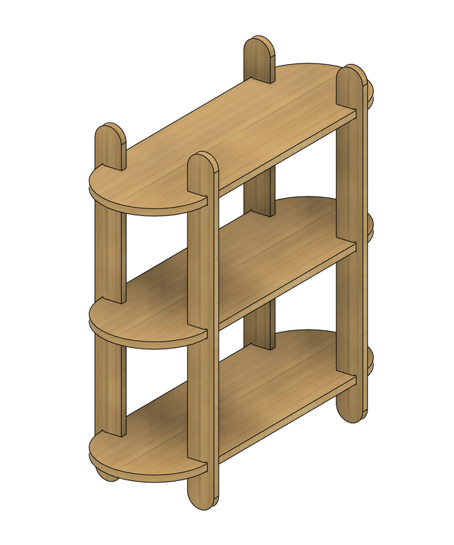 Oval Shelf - CNC File