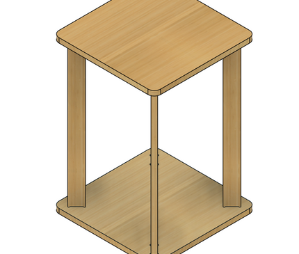 Square Liz Table - CNC File