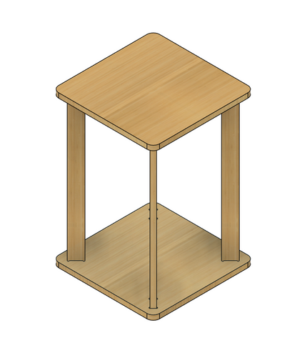 Square Liz Table - CNC File