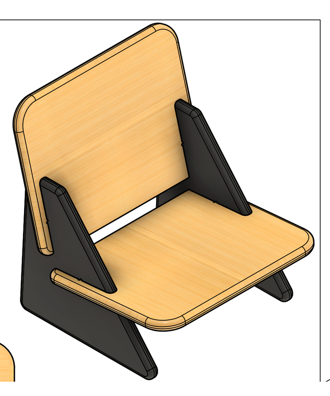Low Profile Floor Chair - CNC File