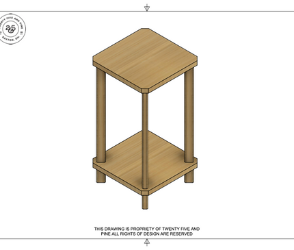 Square Table Template Downloadable File