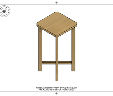 Square Table Template Downloadable File