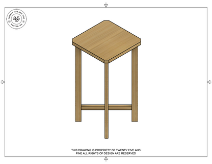 Square Table Template Downloadable File