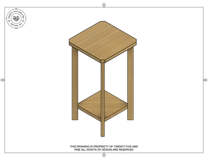 Square Table Template Downloadable File