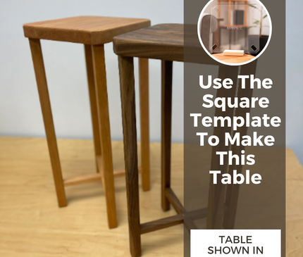 Square Table Template Downloadable File