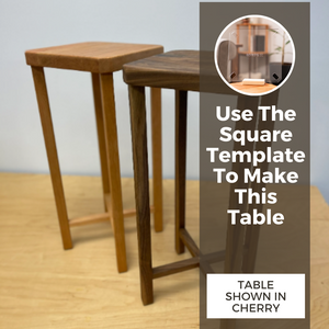 Square Table Template Downloadable File