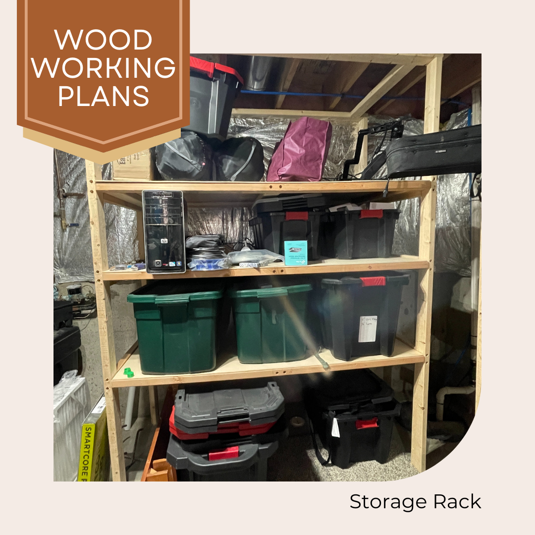Storage Rack Plans – Twenty Five and Pine