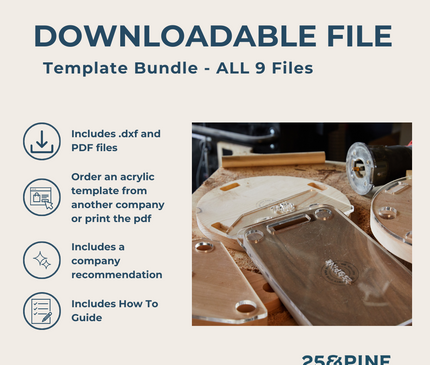 Template Files Bundle - ALL 9 Template Downloadable Files