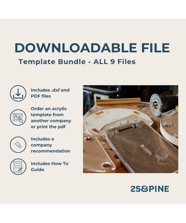 Template Files Bundle - ALL 9 Template Downloadable Files
