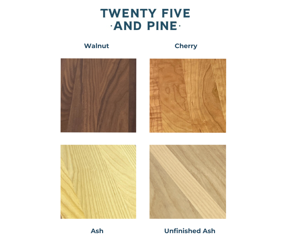 Hardwood Samples - Twenty Five and Pine
