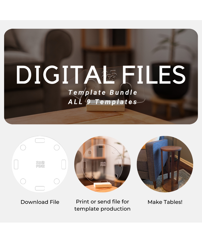 Template Files Bundle - ALL 9 Template Downloadable Files