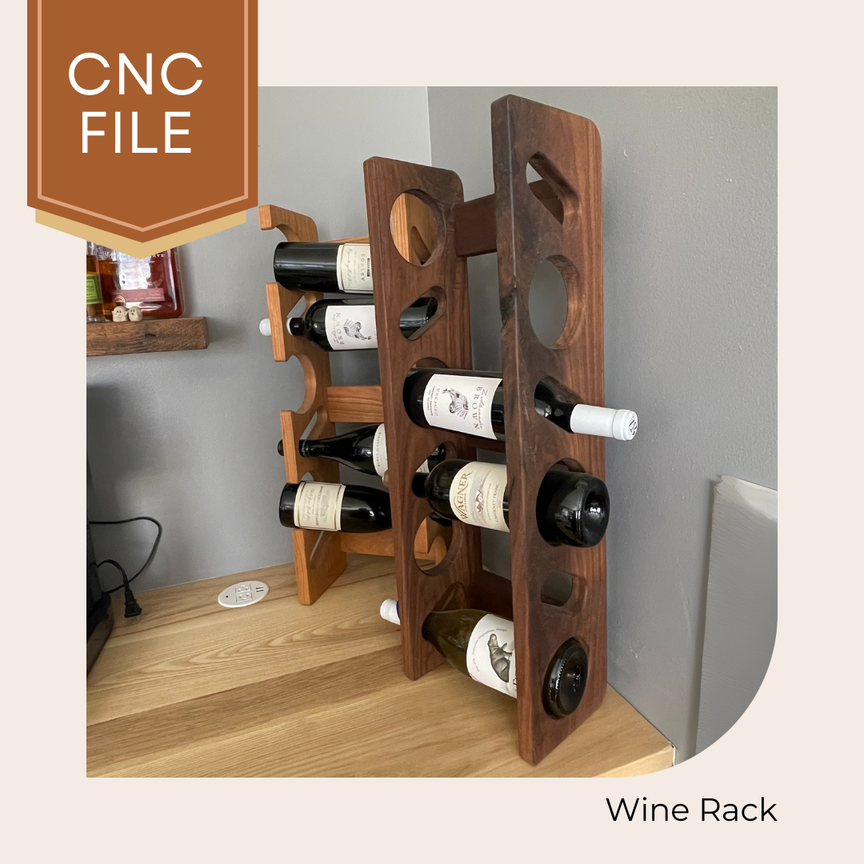 Wine Rack CNC Files – Twenty Five and Pine