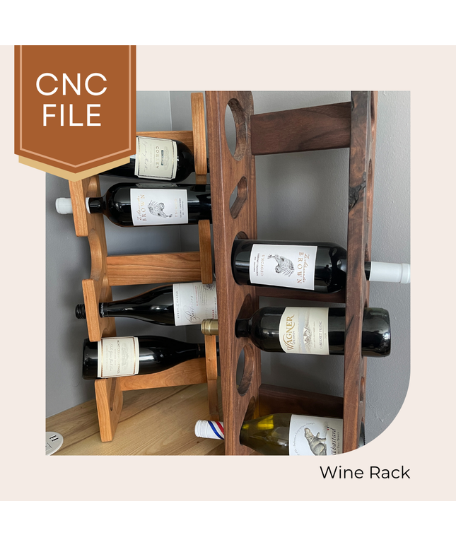 Wine Rack CNC Files
