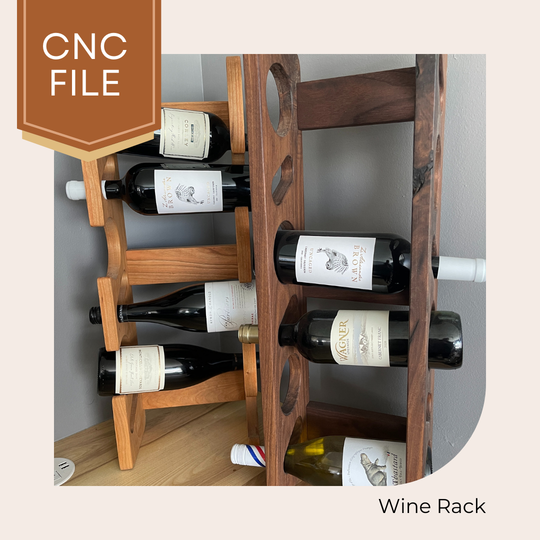Cnc Rack Design Wine Rack CNC Files – Twenty Five and Pine