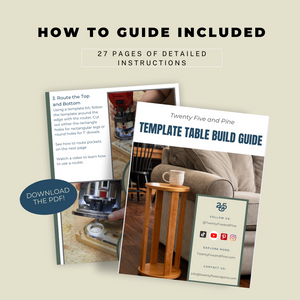 Plant Stand Table Template Downloadable File