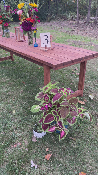 Big Pine Table Plans