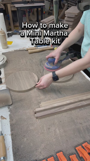 Unassembled & Unfinished Mini Martha Side Table