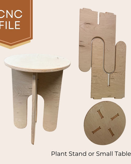Small Table or Plant Stand CNC Files