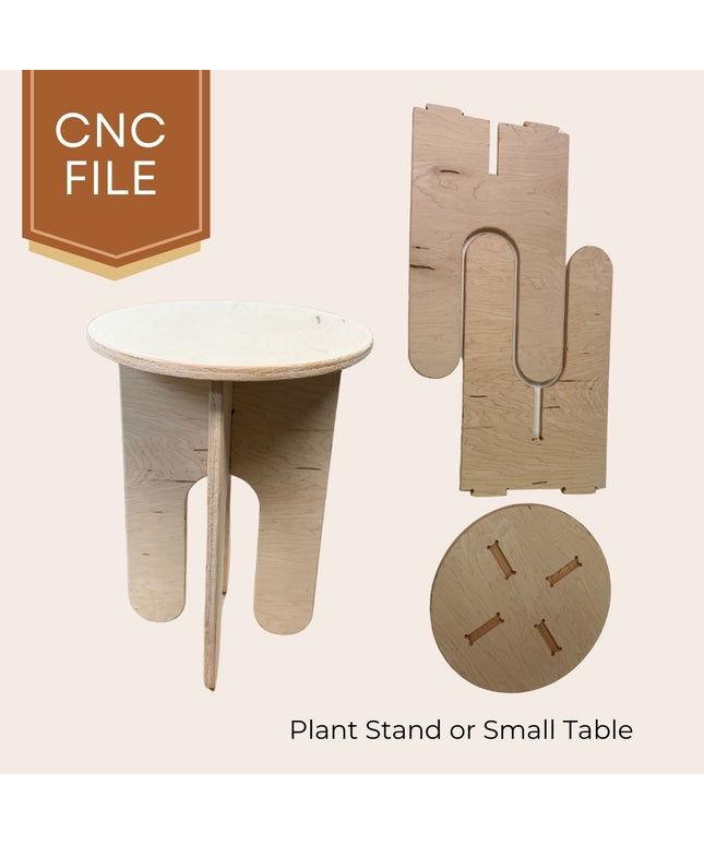 Small Table or Plant Stand CNC Files