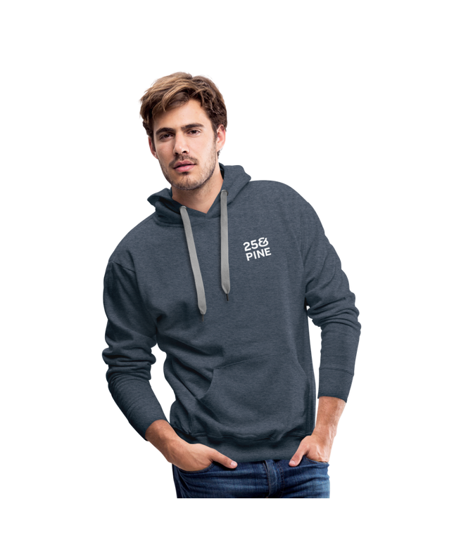 Premium Hoodie - heather denim