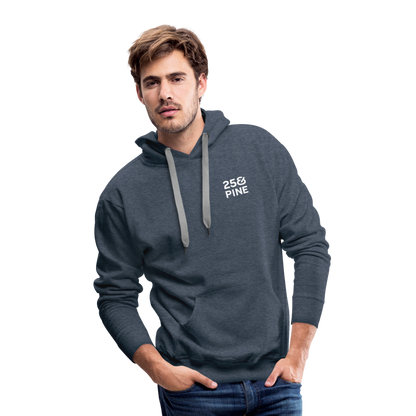 Premium Hoodie - heather denim