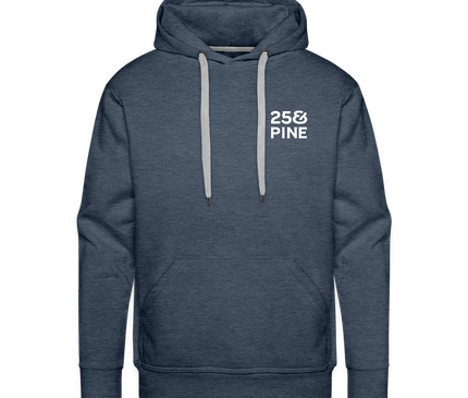 Premium Hoodie - heather denim