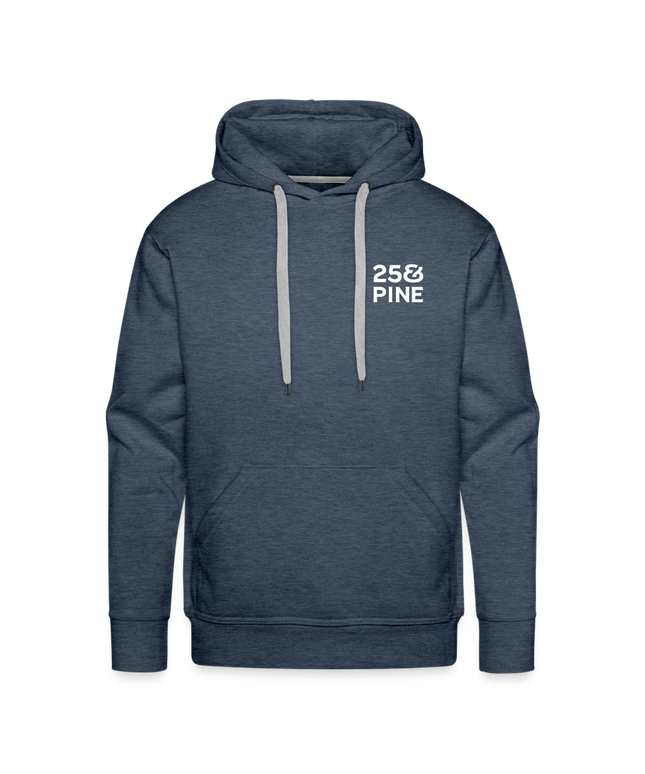 Premium Hoodie - heather denim
