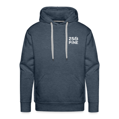 Premium Hoodie - heather denim