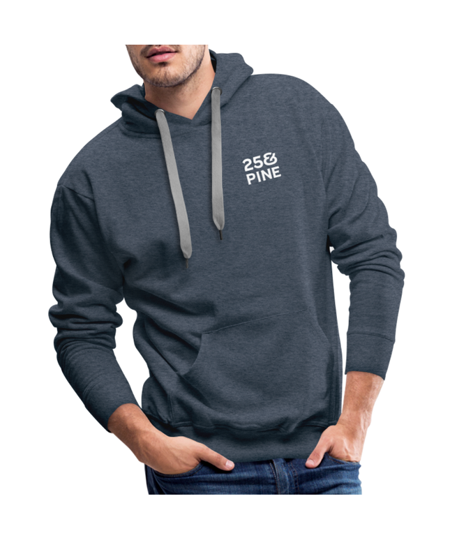 Premium Hoodie - heather denim
