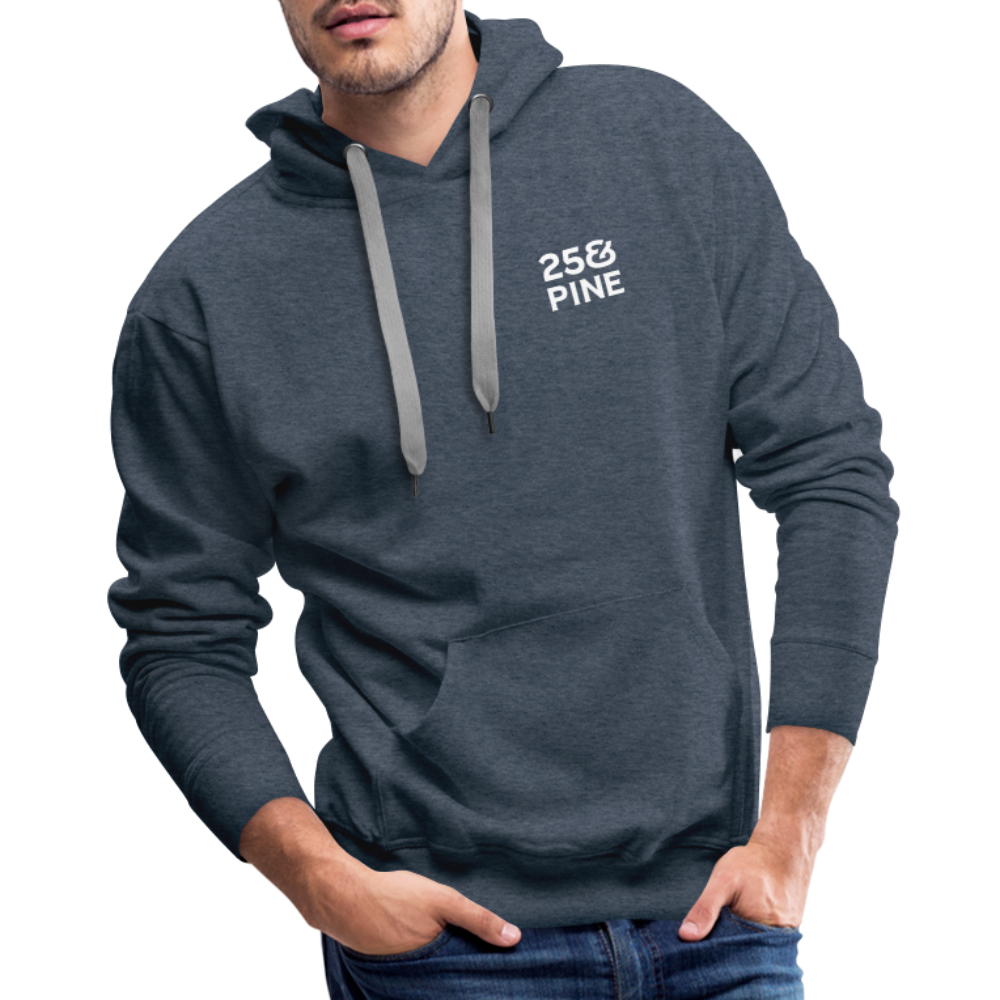 Premium Hoodie - heather denim