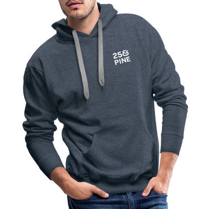 Premium Hoodie - heather denim