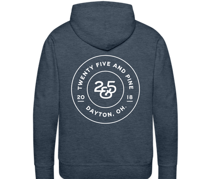 Premium Hoodie - heather denim